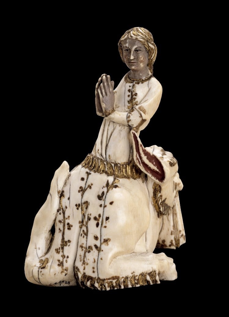 Fig. 6. St. Margaret triumphing over the Dragon. Paris, 1325-50