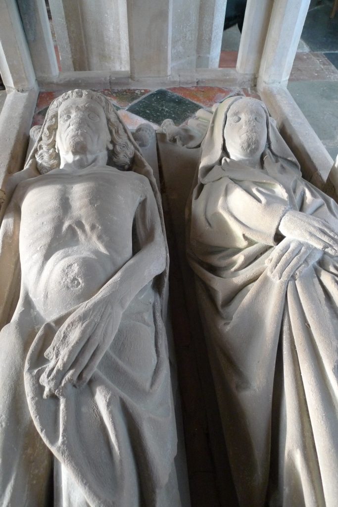 Figure 5. Transis of John Denston and Catherine Clopton, Church of St. Nicholas, Denston. Photo: Julian Luxford