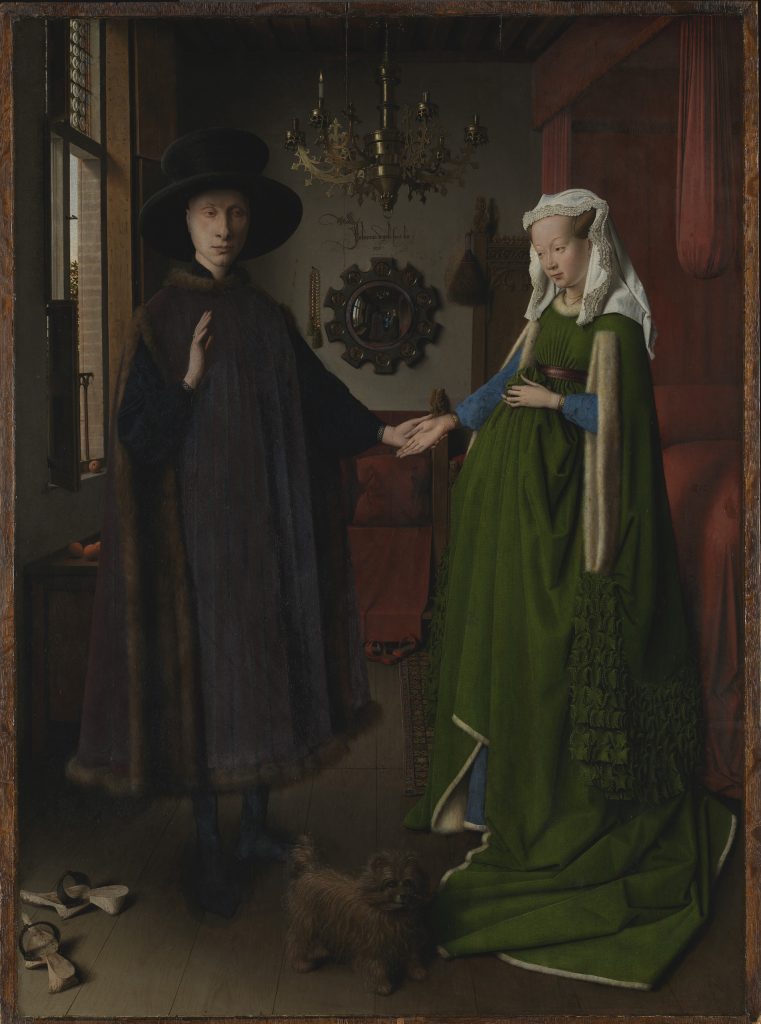 Fig. 2 Jan van Eyck, Portrait of Giovanni (?) Arnolfini and his Wife. 1434. The National Gallery London. © The National Gallery, London.