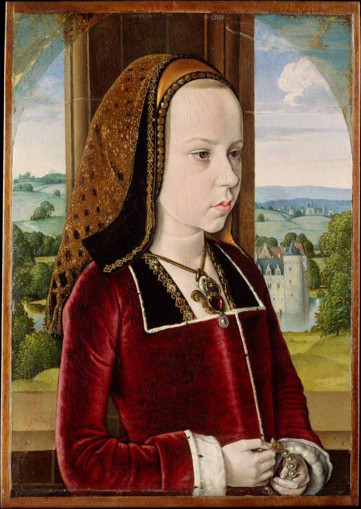 Fig 3 Jean Hey (Master of Moulins), Margaret of Austria. Ca. 1490. The Metropolitan Museum of Art, New York, Robert Lehman Collection, 1975