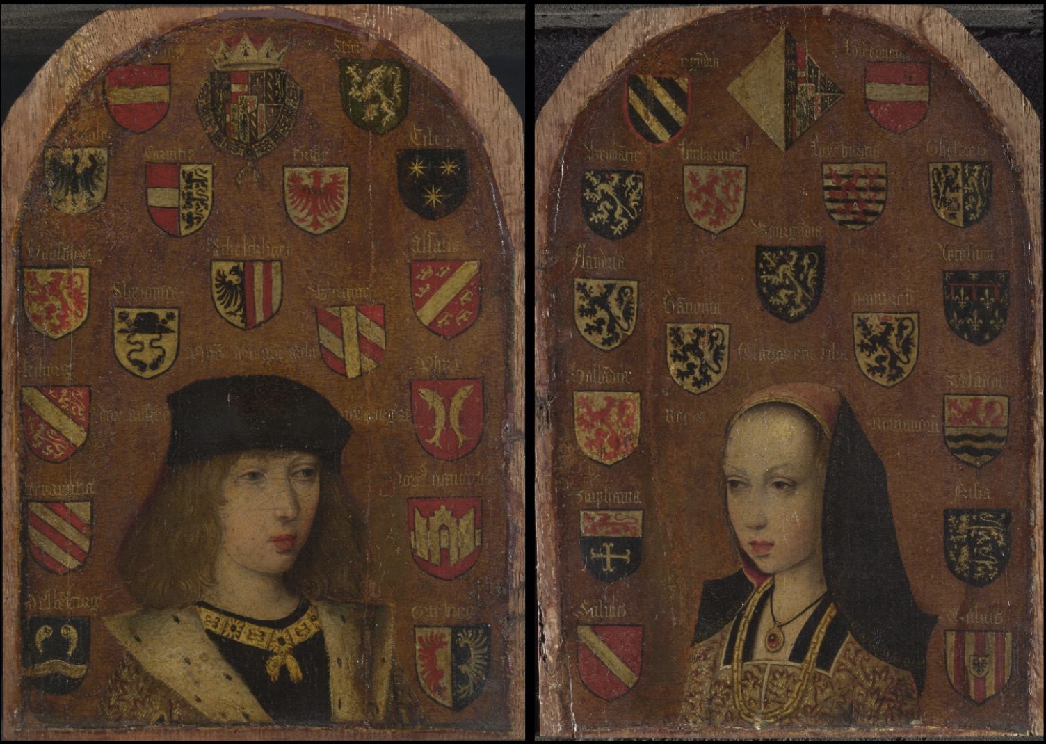 Fig. 4 Pieter van Coninxloo, Diptych of Philip the Handsome and Margaret of Austria. Ca. 1493-95. The National Gallery London. © The National Gallery, London.