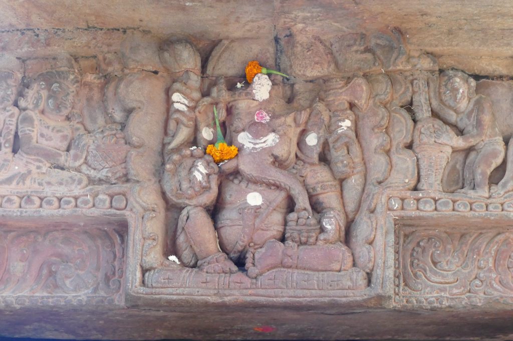 Seventh century stone relief of Ganesha. From Parasuramesvara temple, Bhubaneswar, Odisha.
